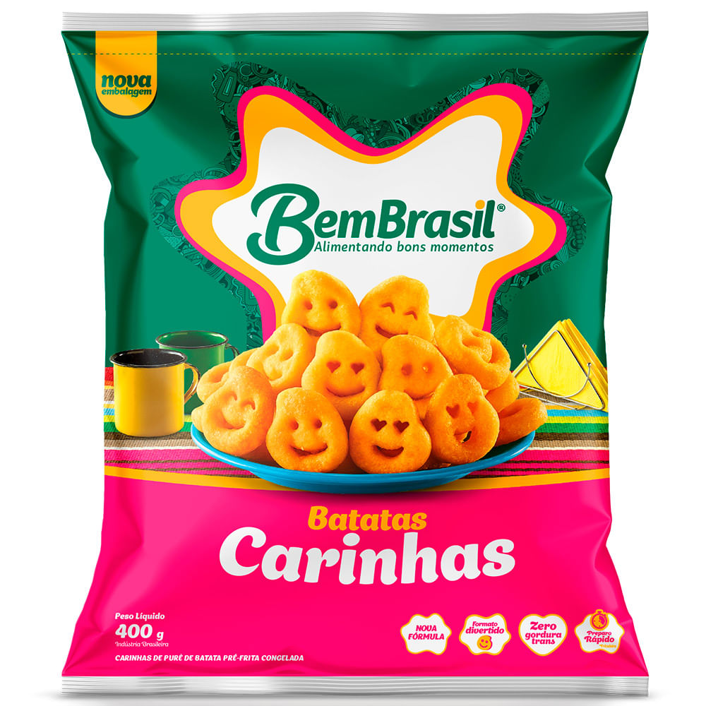 Batatas Carinhas Bem Brasil Congelada 400g