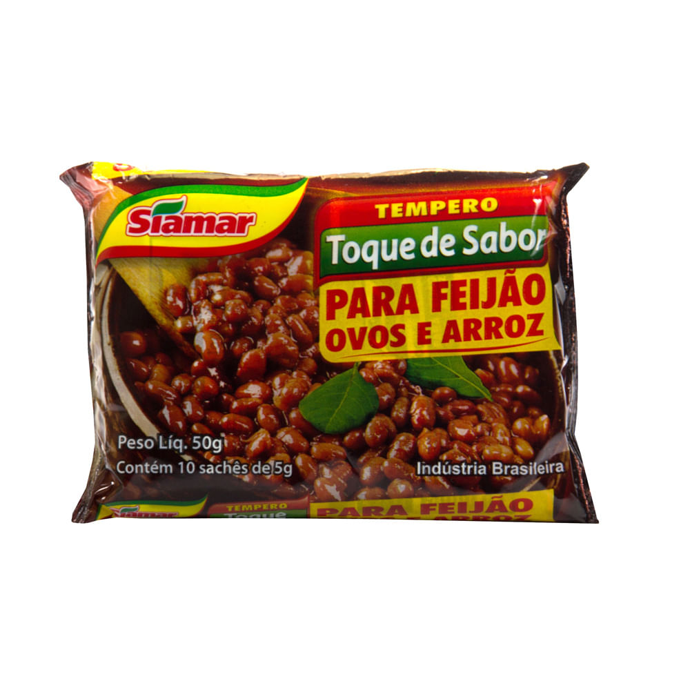 Tempero Pronto Siamar Toque Sabor Feijão 50g