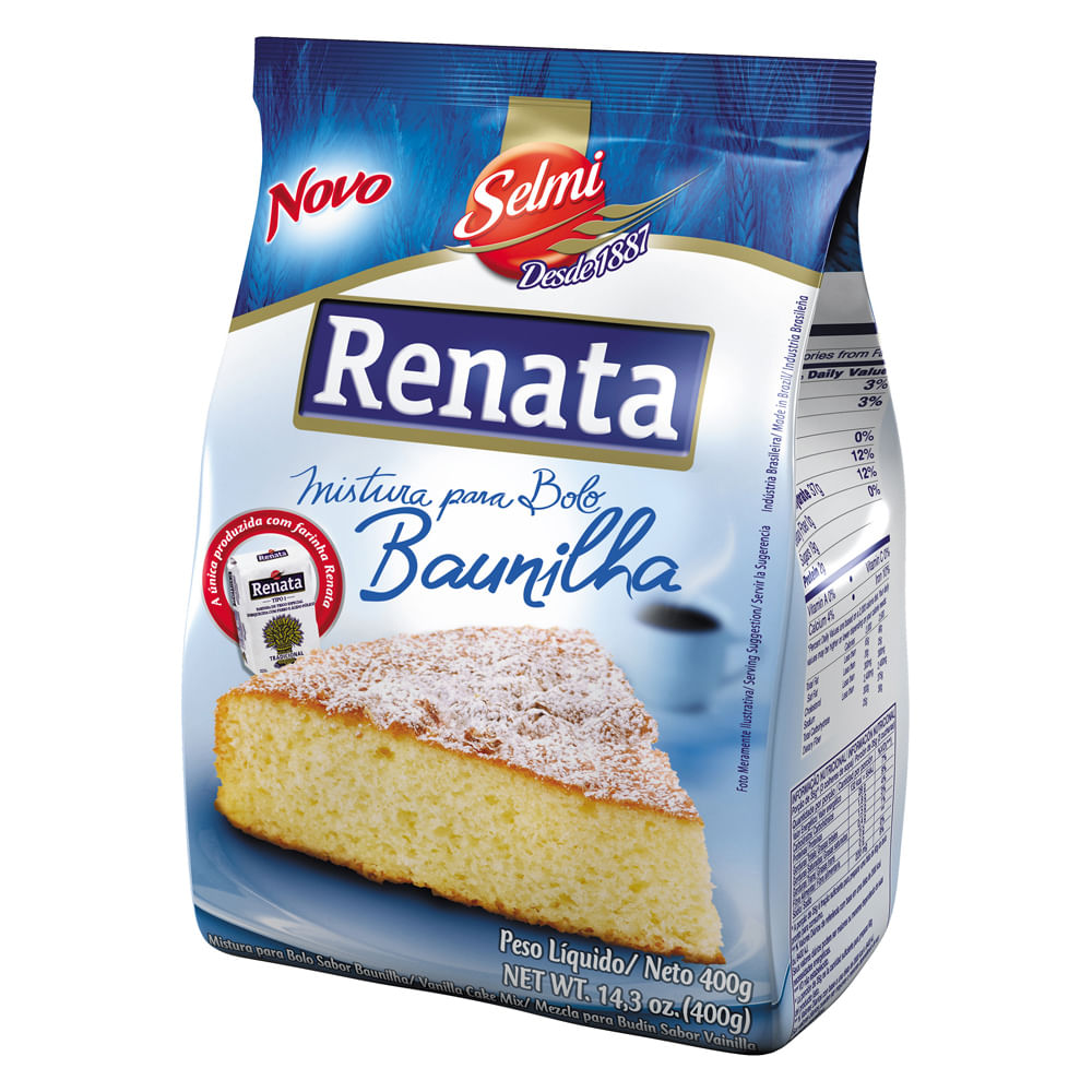 Mistura Bolo Renata 400g Baunilha