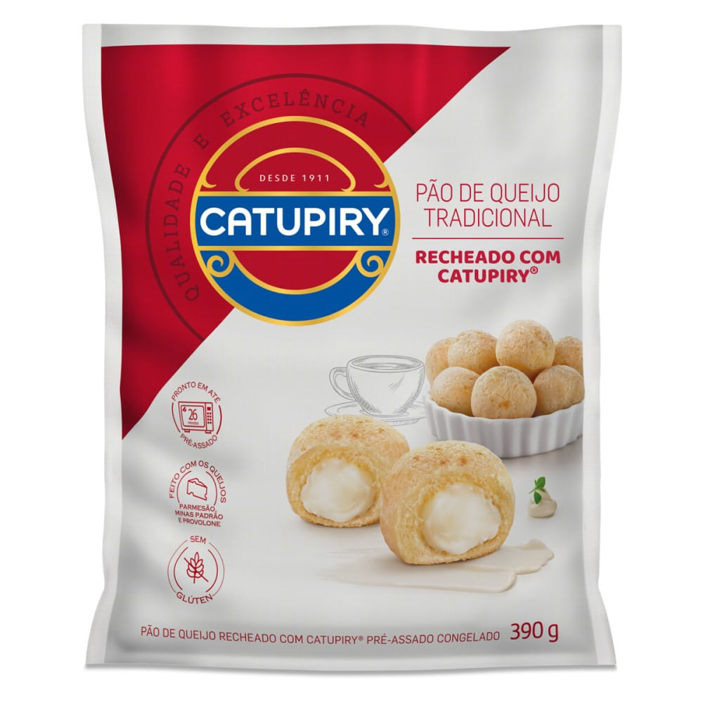 Pão de Queijo Catupiry Recheado 390g