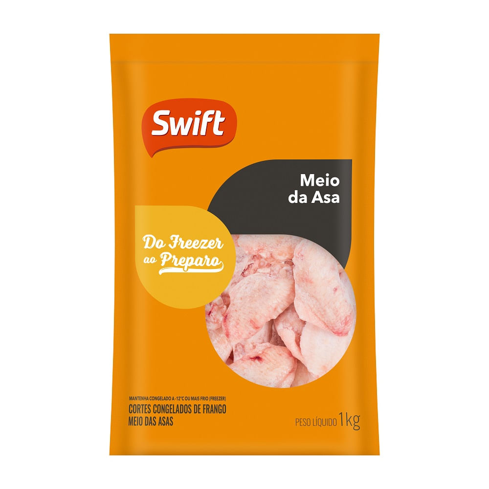 Meio Asa Frango Swift 1Kg