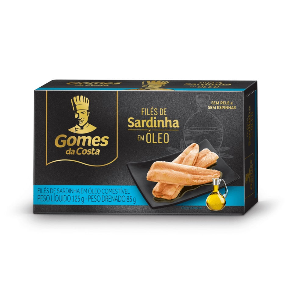 Filé Sardinha Gomes Da Costa Óleo 85g