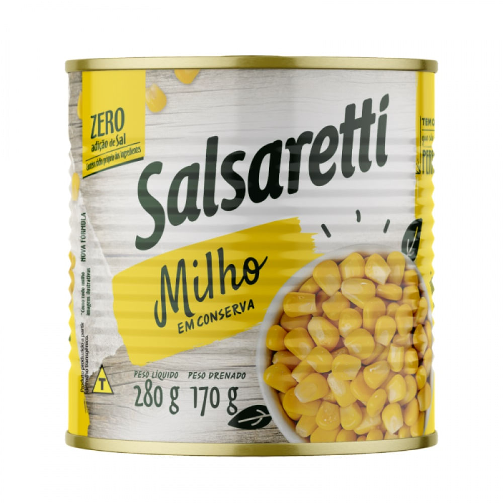 Milho Verde Salsaretti 170g Lata