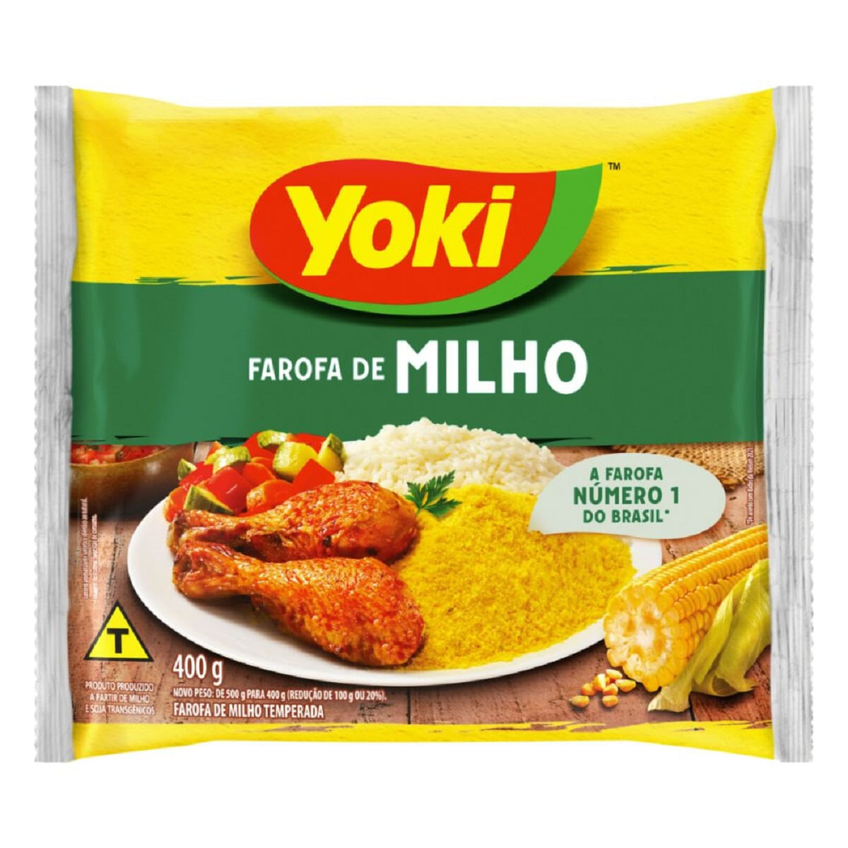 Farofa Pronta Yoki Milho 400g