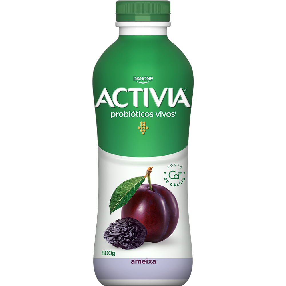 Leite Fermentado Líquido Activia Ameixa 800g