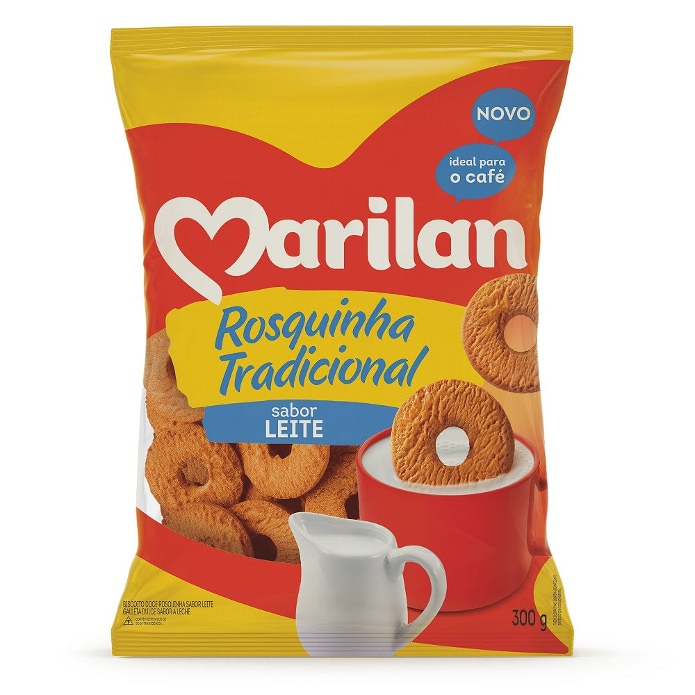 Biscoito rosquinha Marilan 300g leite