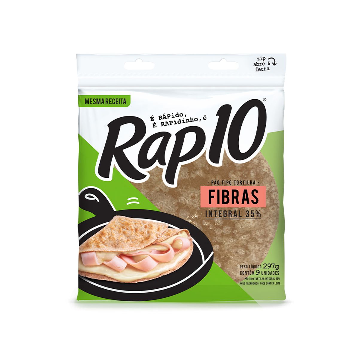 Pão de Tortilha Integral Rap10 297g