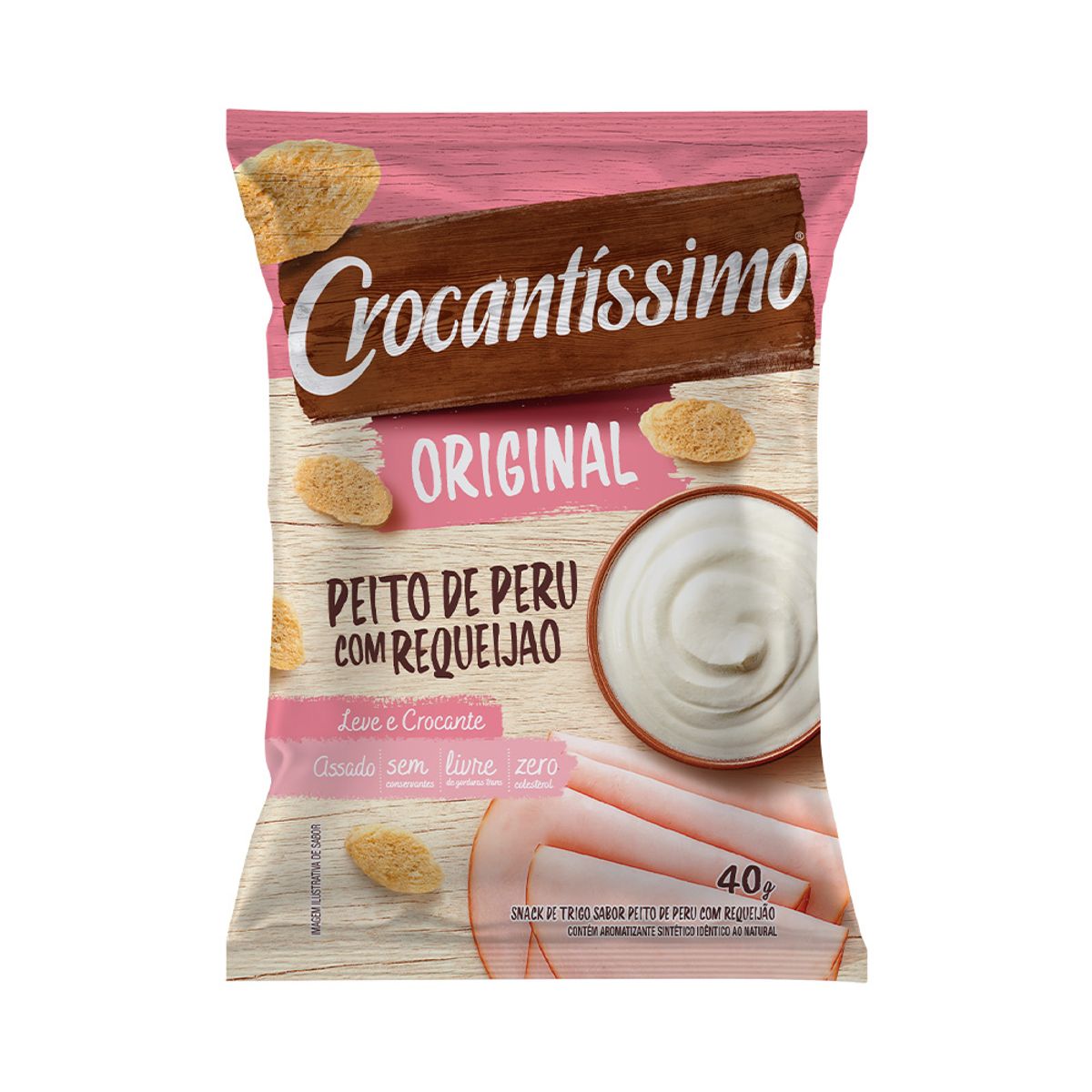 Salgadinho Crocantíssimo Original Peito de Peru 40g