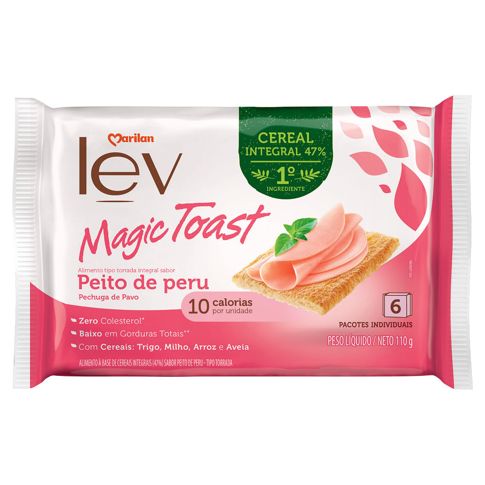 Torrada Marilan Magic Toast Peito de Peru 110g