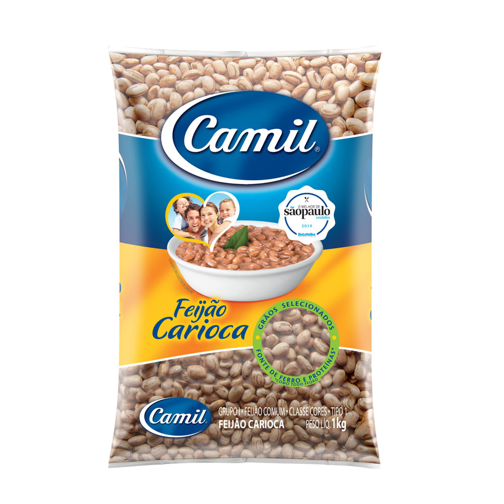 Feijão Carioca Tipo 1 Camil 1kg