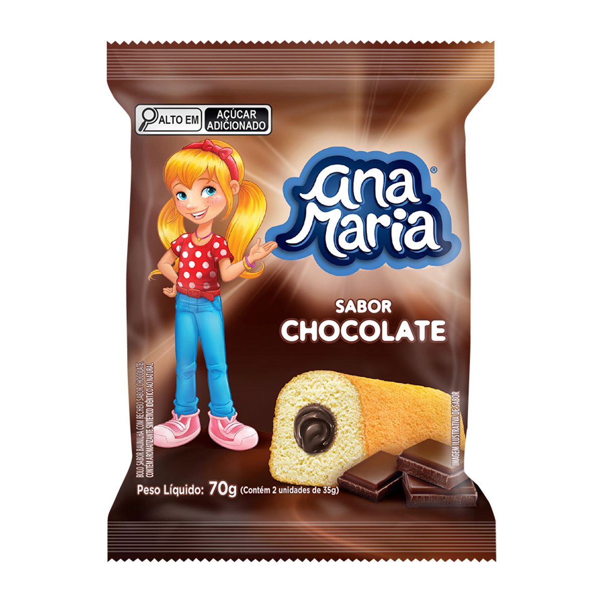 Bolinho Ana Maria Chocolate 70g