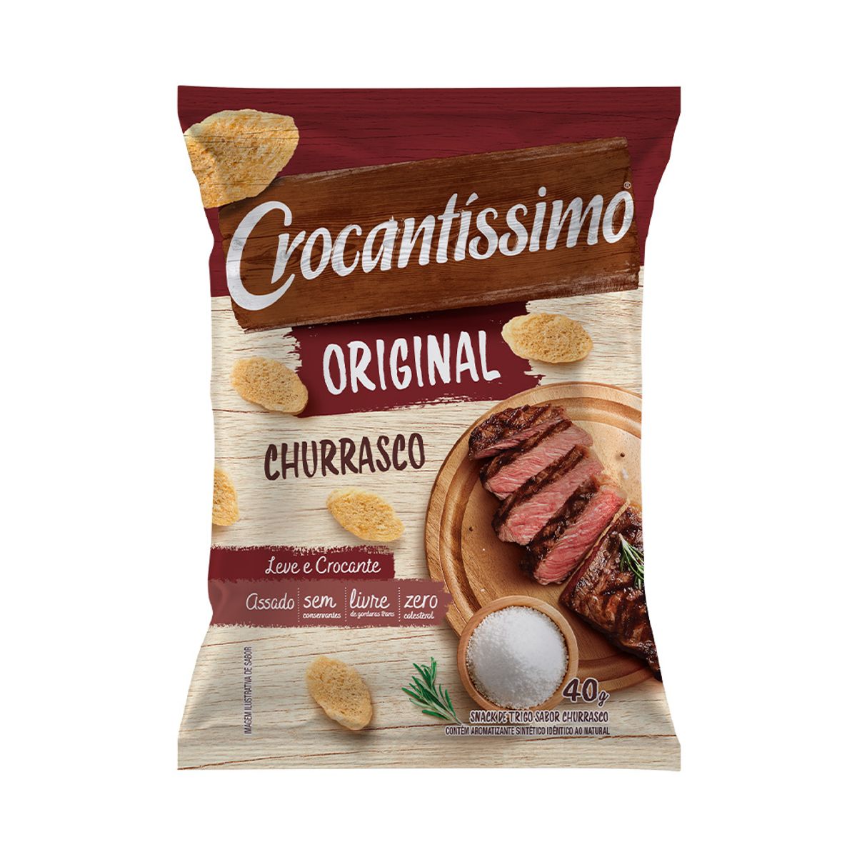 Salgadinho Crocantíssimo Original Churrasco 40g