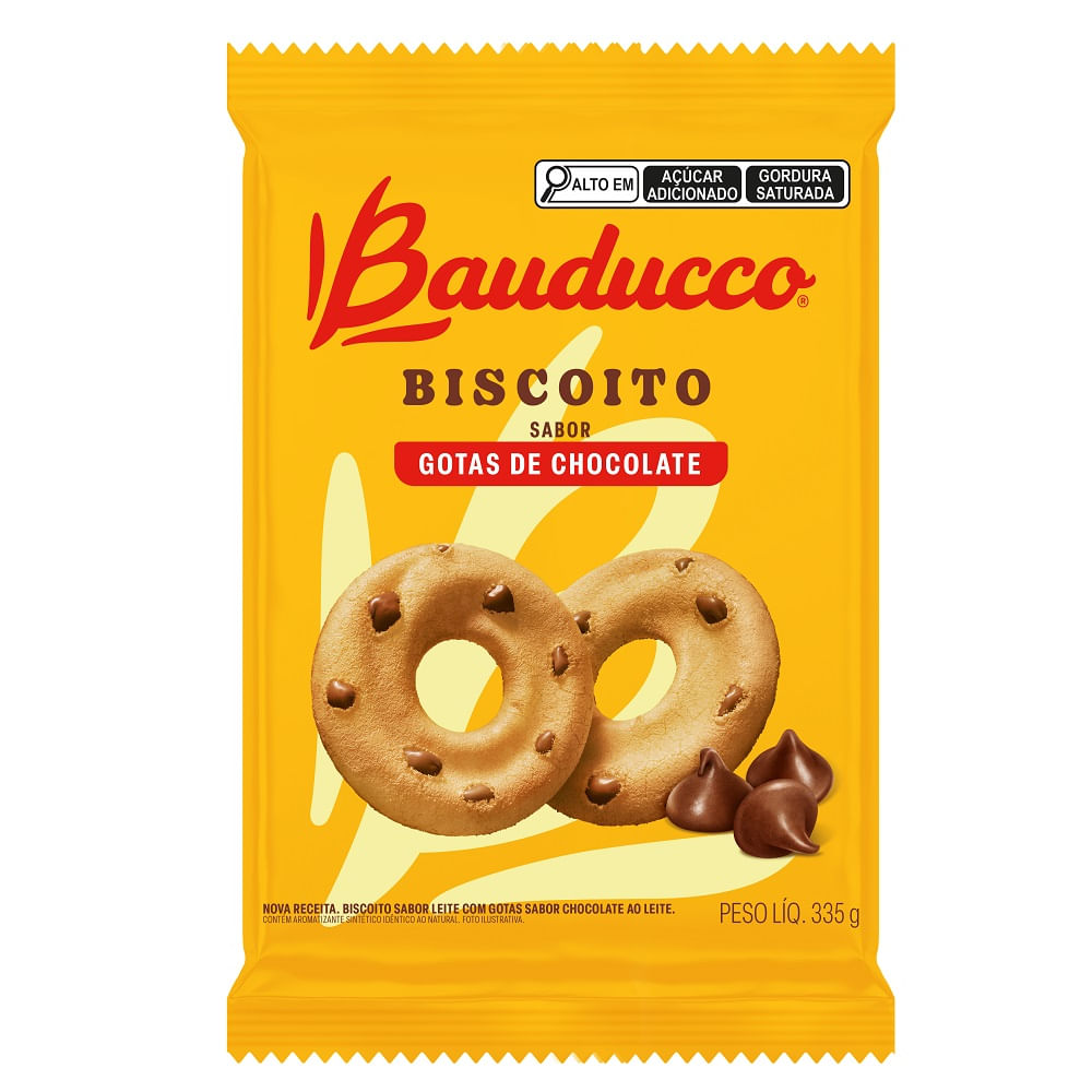 Biscoito Bauducco Leite Com Gotas 335g