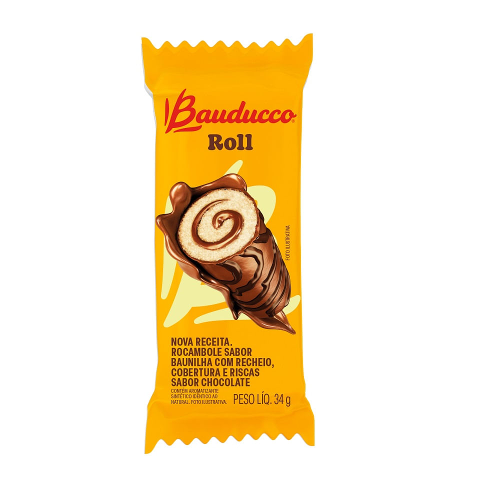 Roll Chocolate Bauducco 34g