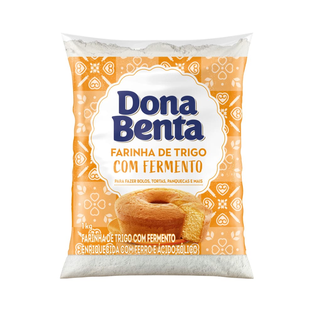 Farinha Trigo Dona Benta 1kg C/Fermento
