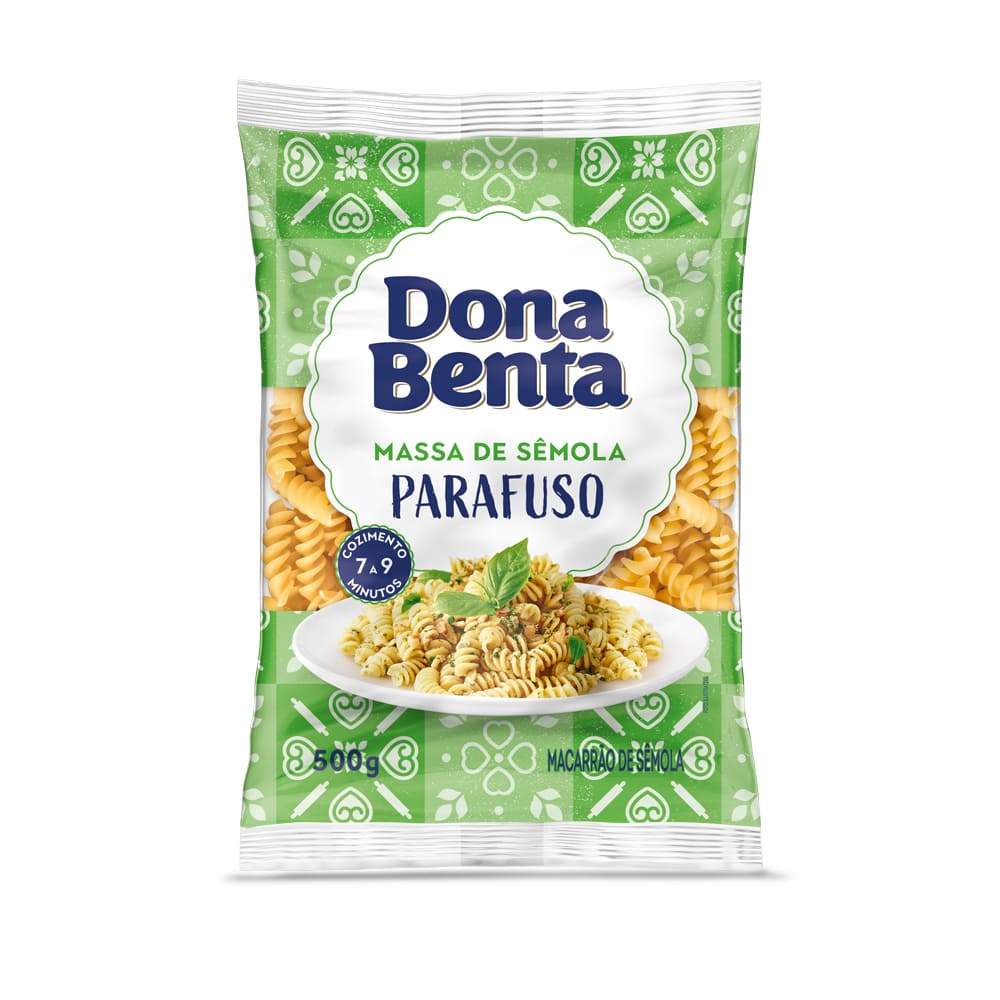 Macarrão Sêmola Dona Benta 500g Parafuso
