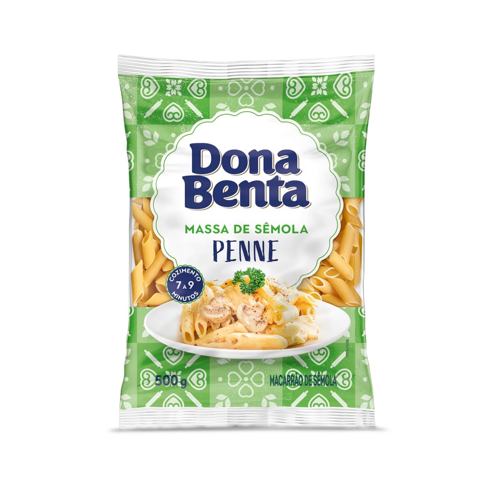 Macarrão Sêmola Dona Benta 500g Penne