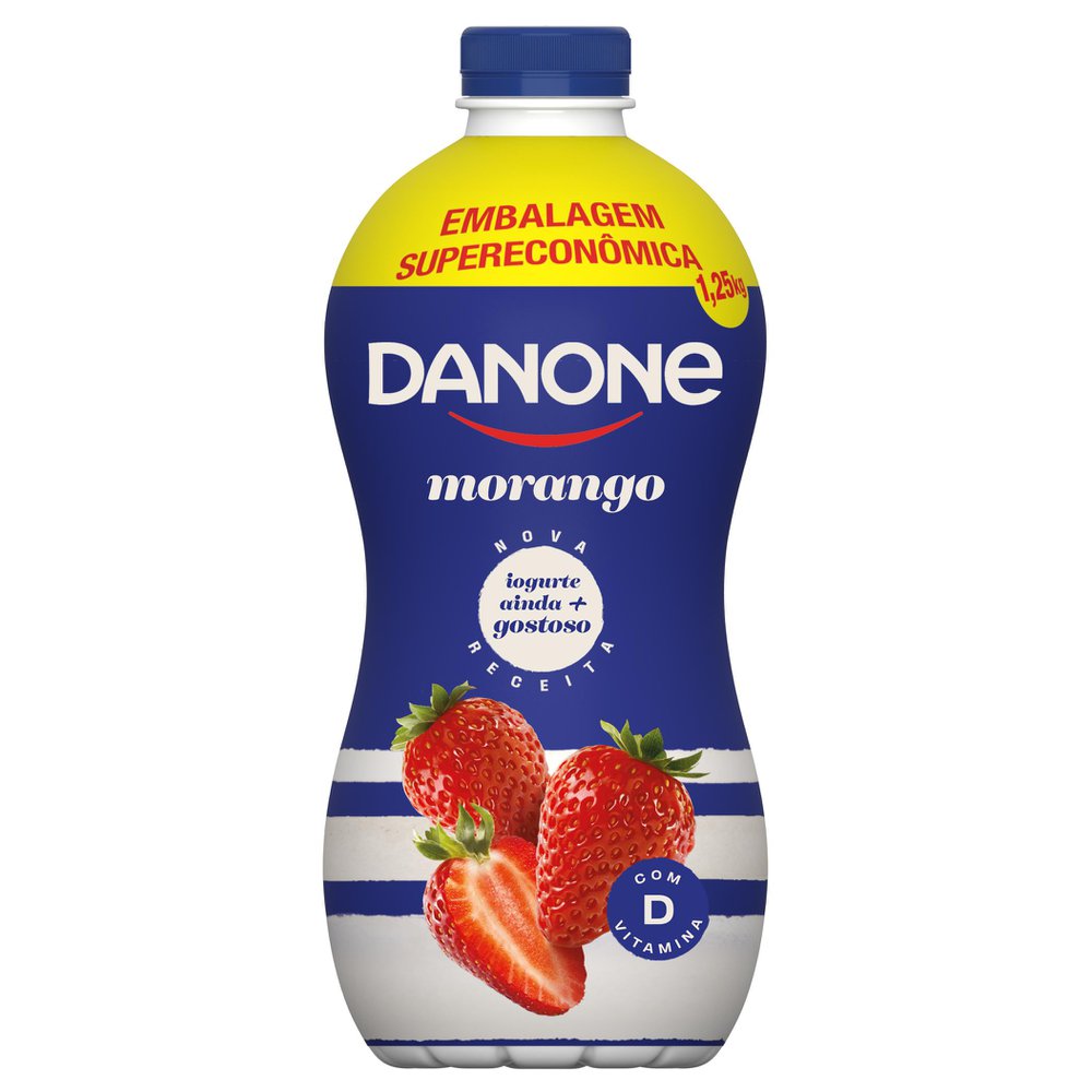 Iogurte Líquido Danone Morango 1,25kg
