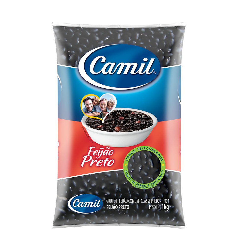 Feijão Preto Camil tipo 1 1kg