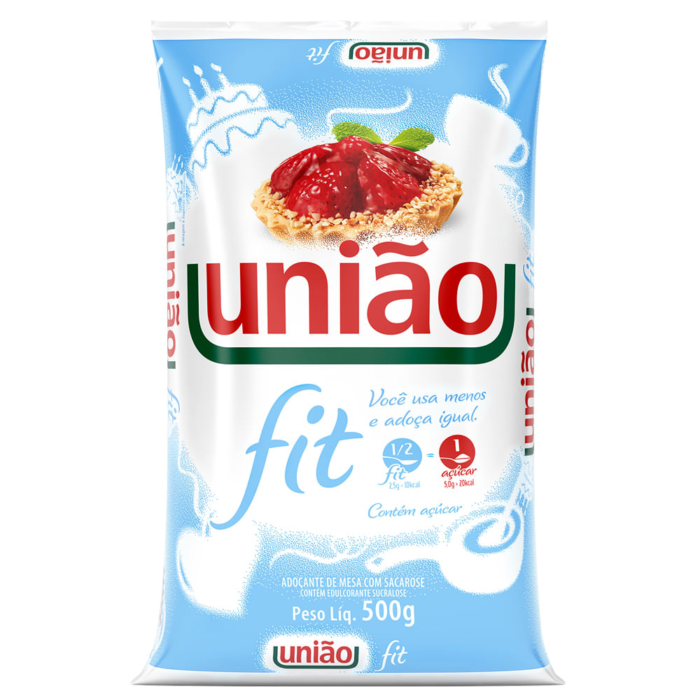 Açúcar União Fit com Sacarose 500g