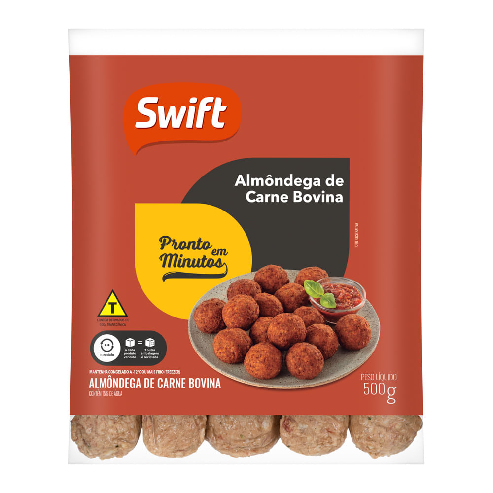 Almondegas Bovina Swift 500g