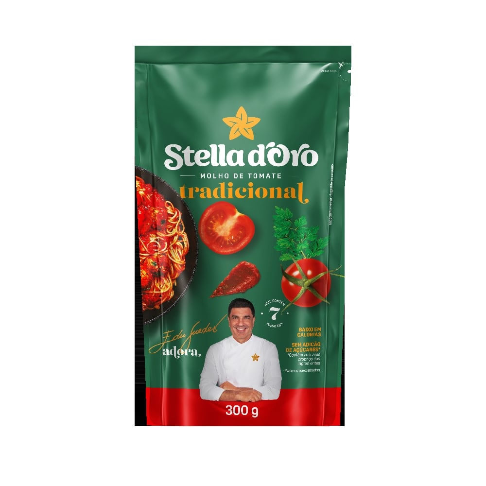 Molho Tomate Stella D'oro 300g Sachê Tradicional