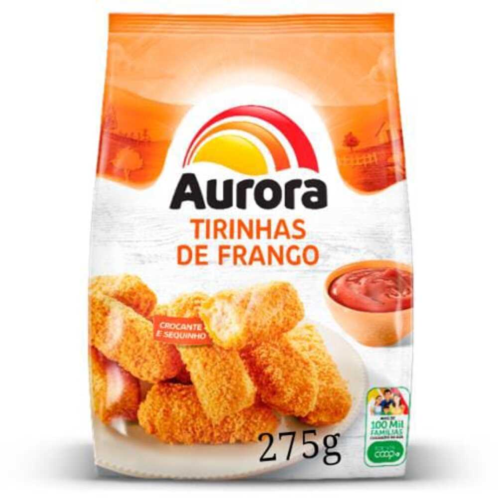 Empanados de frango em tirinhas Aurora 275g