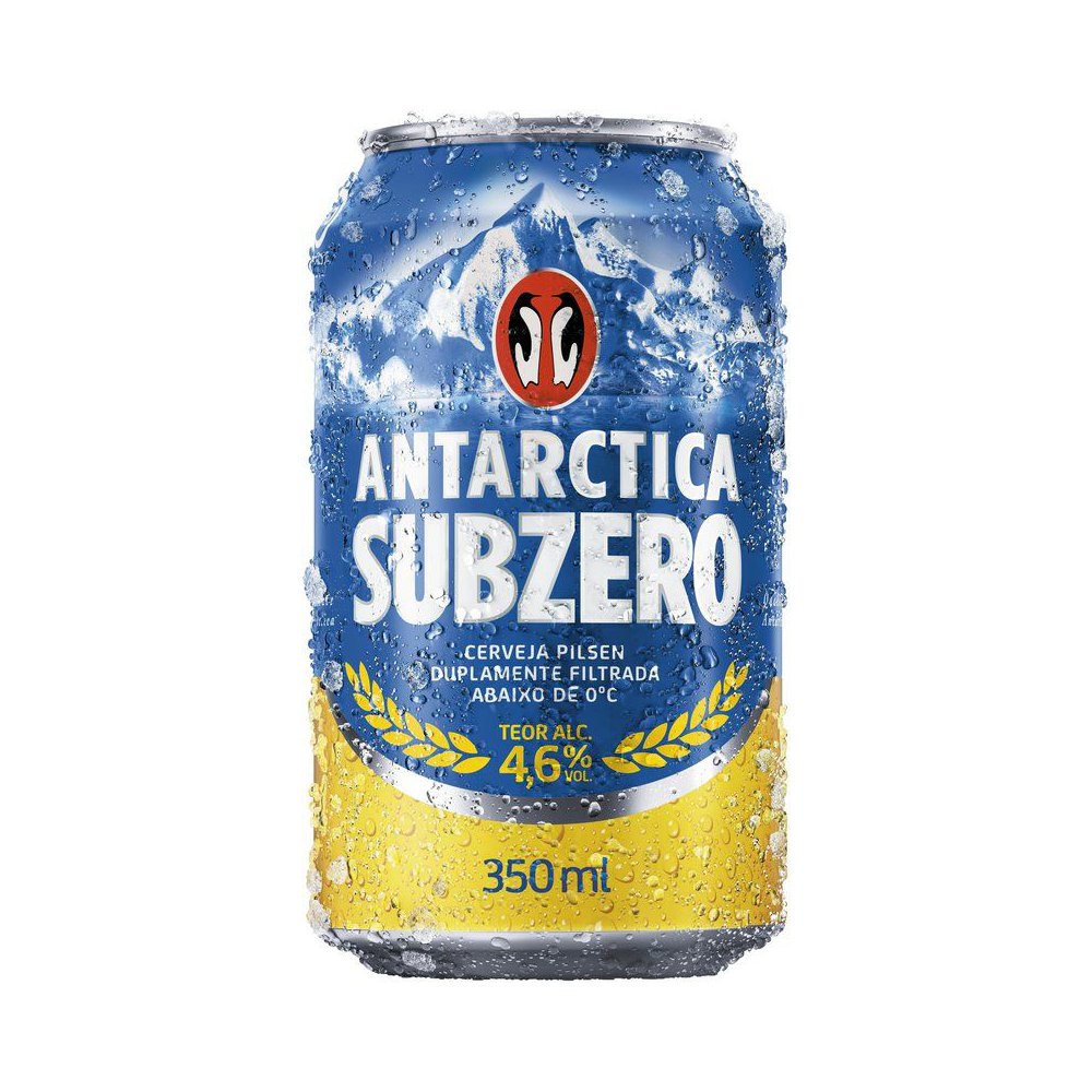 Cerveja Antarctica Sub Zero Pilsen 350ml Lata