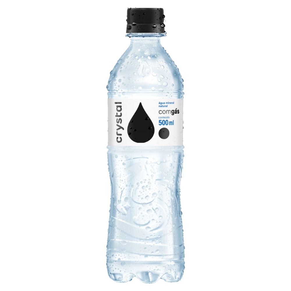 Água Mineral Crystal 500ml com Gás