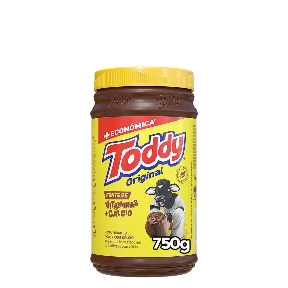Achocolatado Em Pó Original Toddy Pote 750G