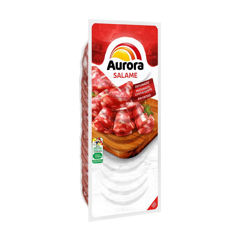 Salame Italiano Aurora 100g Fatiado