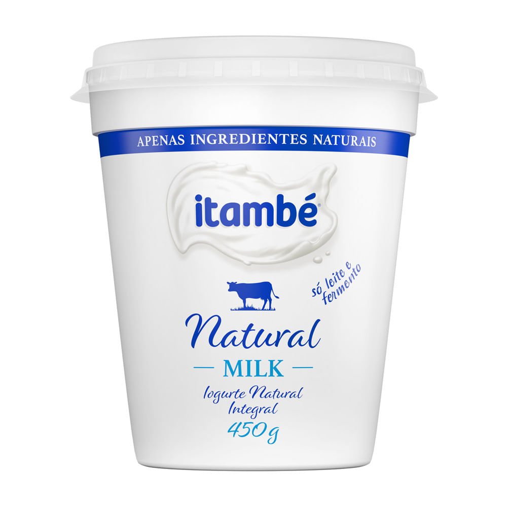 Iogurte Natural Milk Itambé Integral 450g