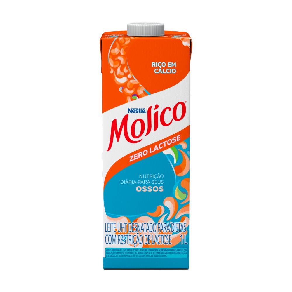 Leite Longa Vida Nestle Molico Edge Sem Lactose 1L
