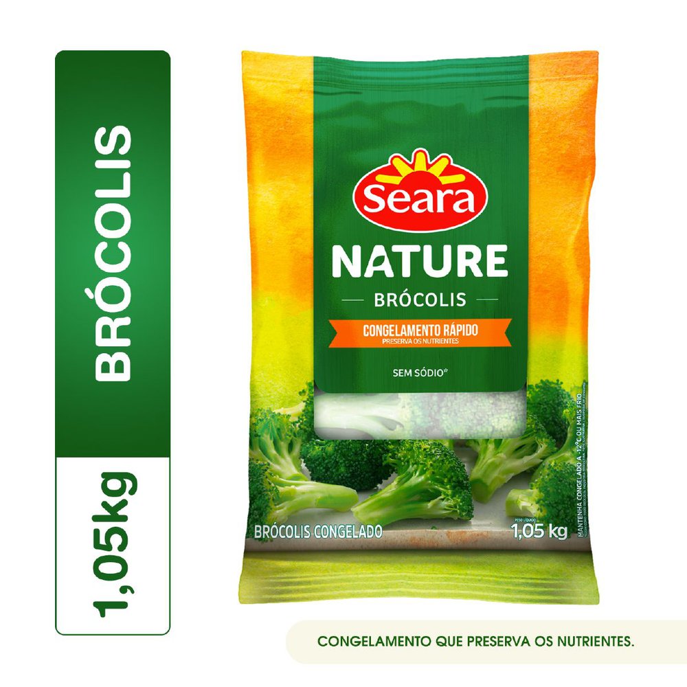 Brócolis Congelado Seara Nature 1,05Kg