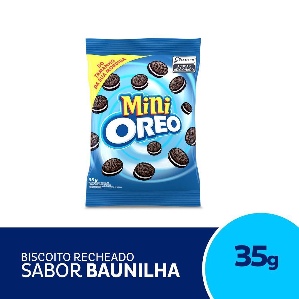 Biscoito recheado Mini Oreo original 35g