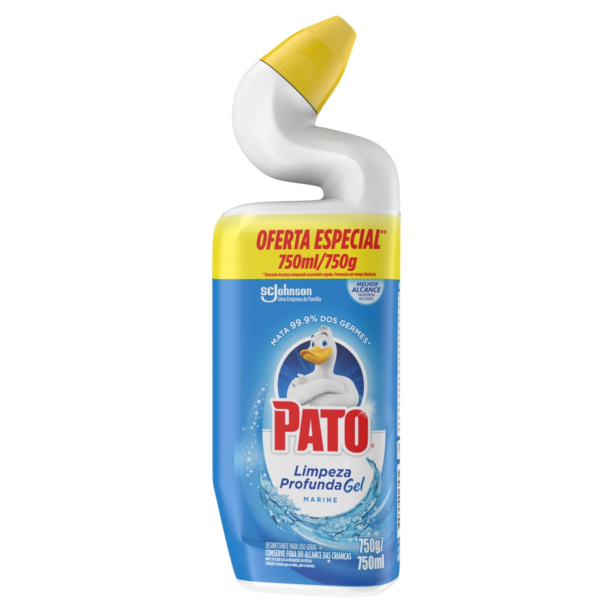 Limpador Banheiro Desinfetante Pato Marine 750ml Oferta Especial