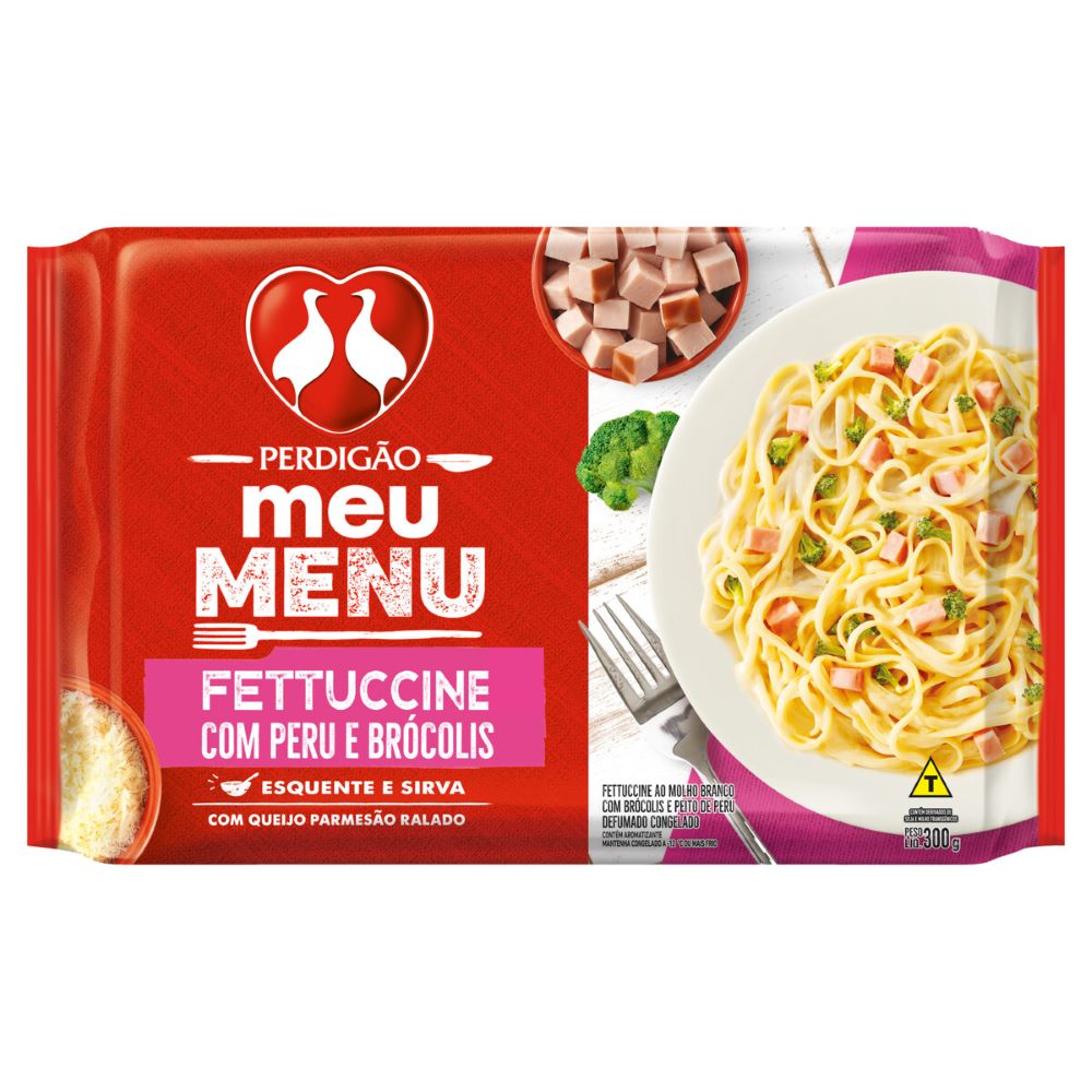 Prato pronto Meu Menu Perdigão Peru e Brocolís 350g