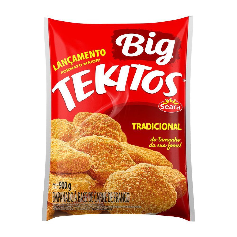 Empanado Frango Tekitos Big Tradicional 900g