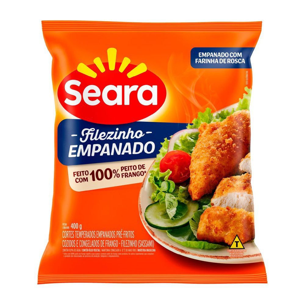 Filezinho empanado crocante Seara 400g