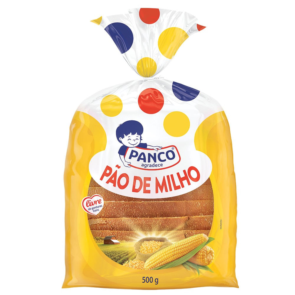 Pão de Milho Panco 500g