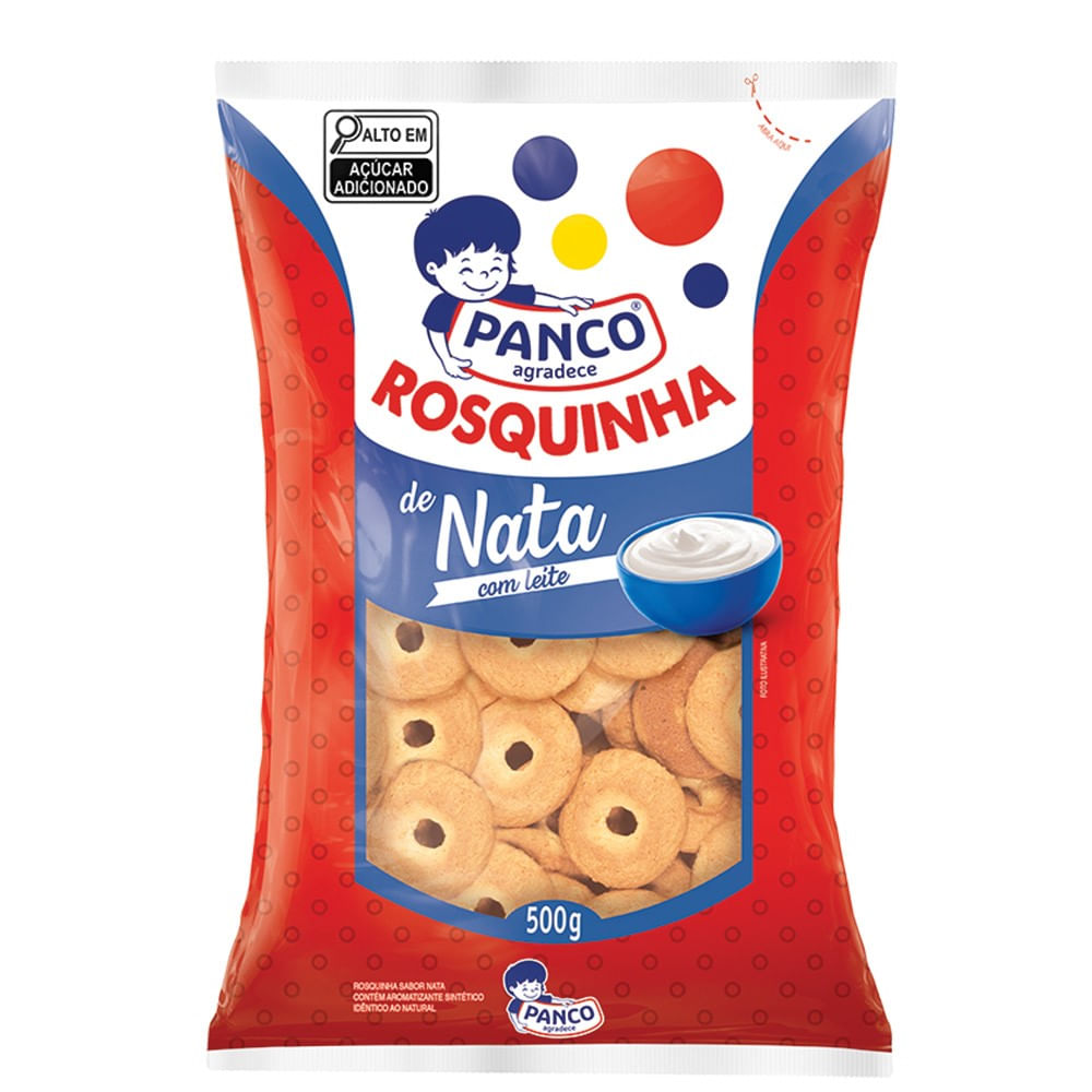 Biscoito Rosquinha Panco 500g Nata