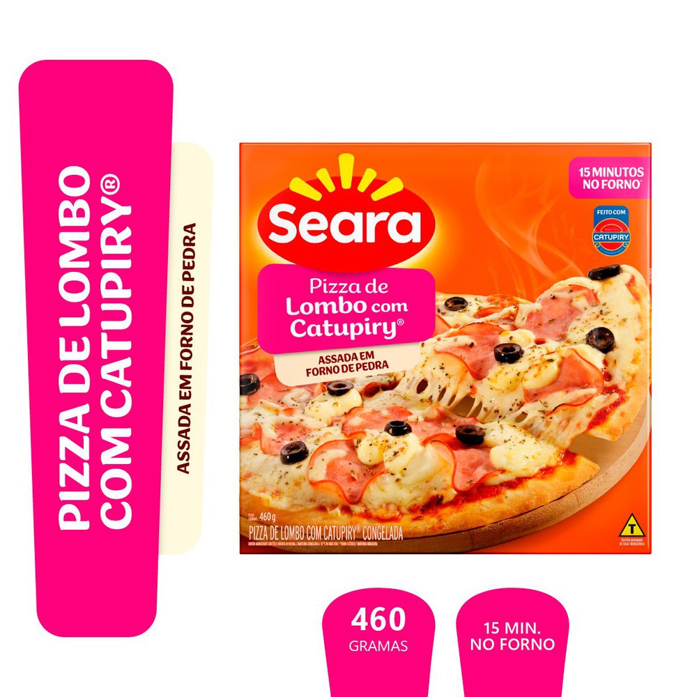 Pizza de lombo com catupiry® Seara 460g