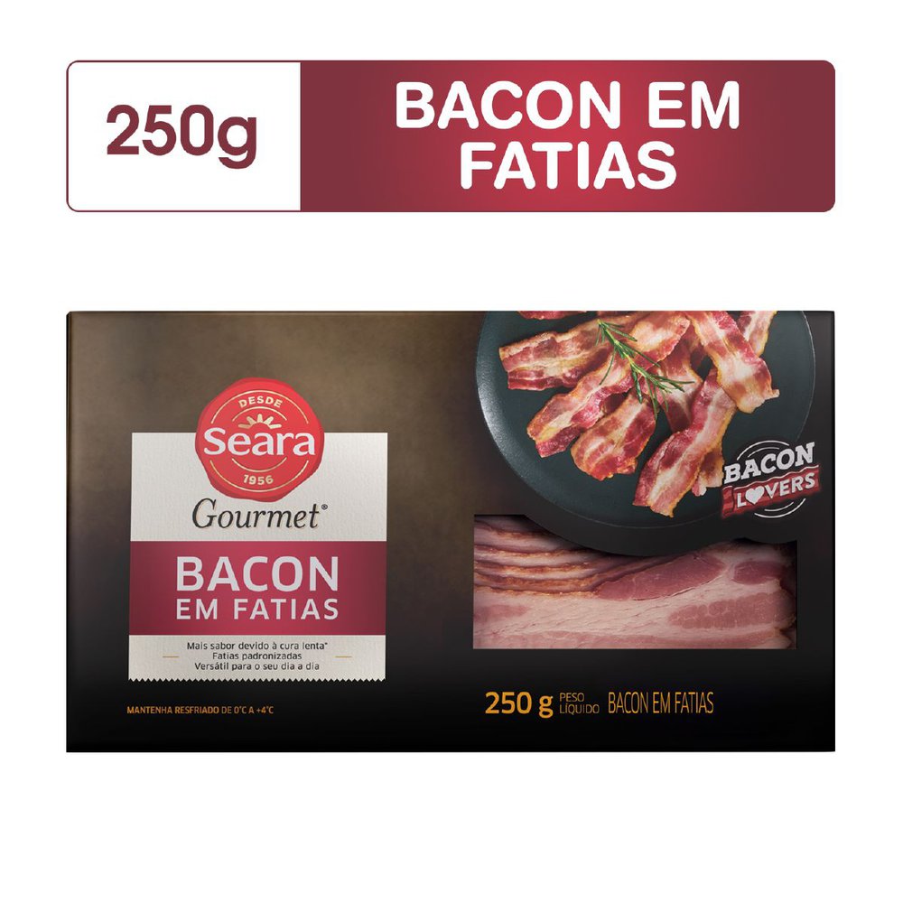Bacon fatias Seara Gourmet 250g