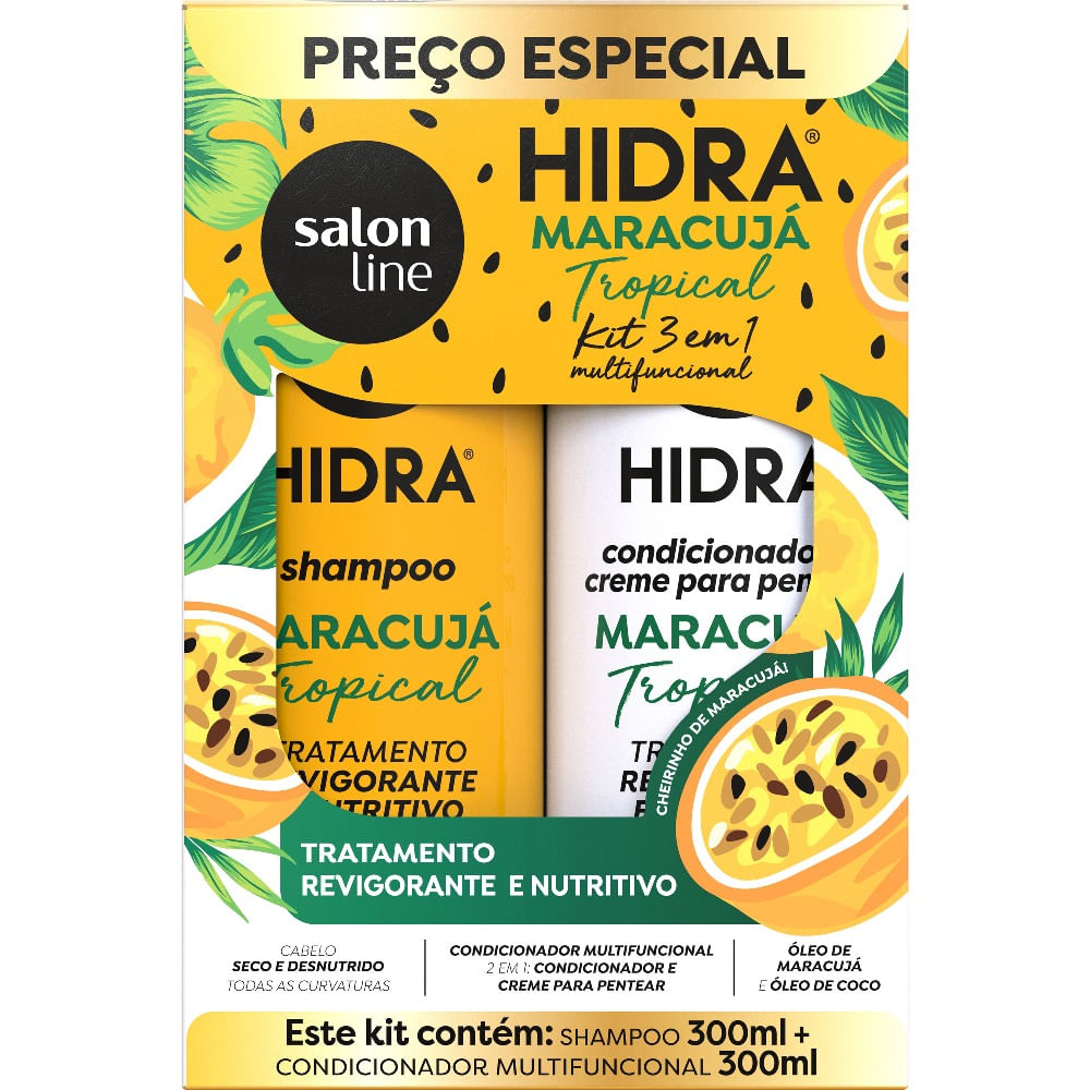 Shampoo e Condicionador Salon Line Maracujá 300ml