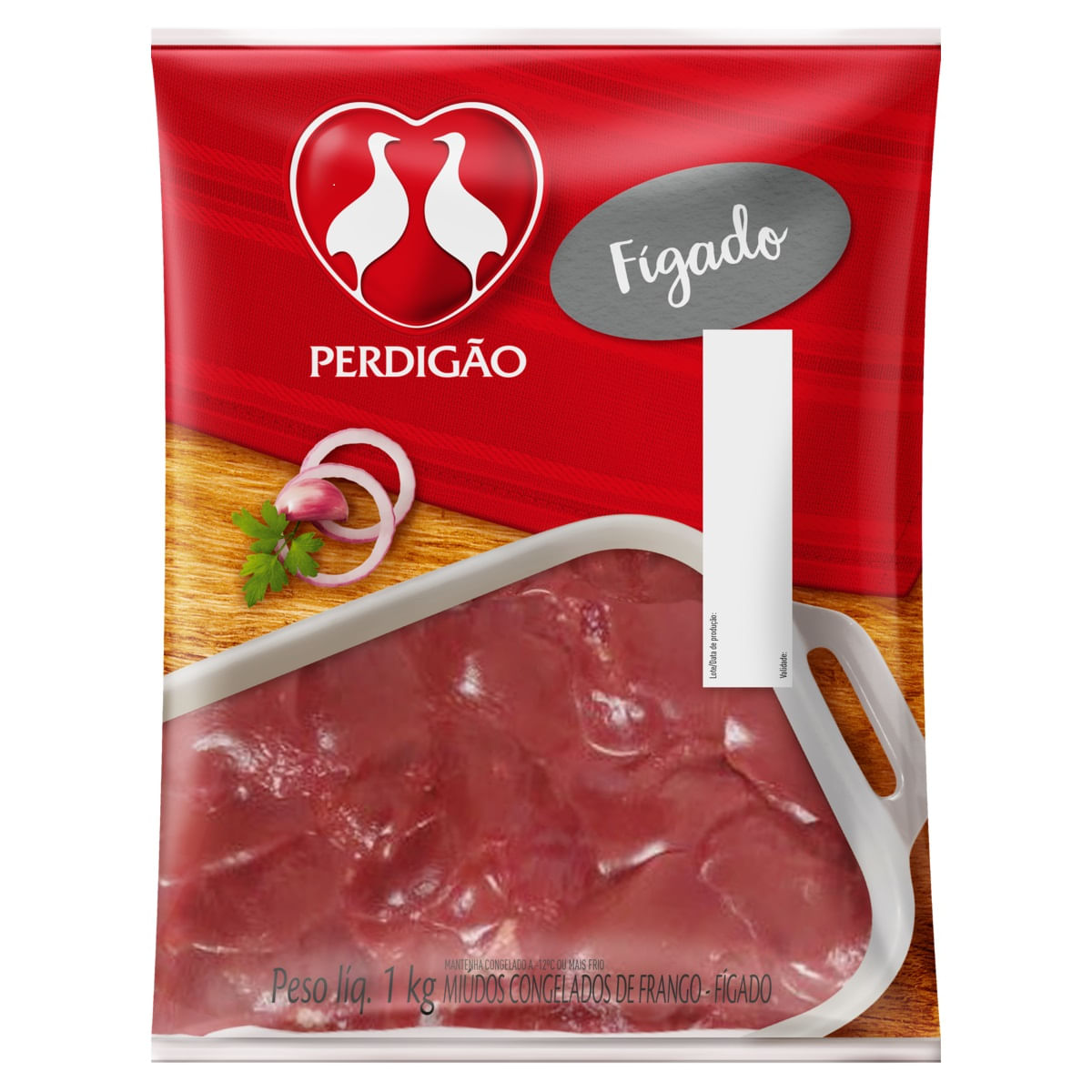 Fígado Frango Perdigão Congelado 1kg