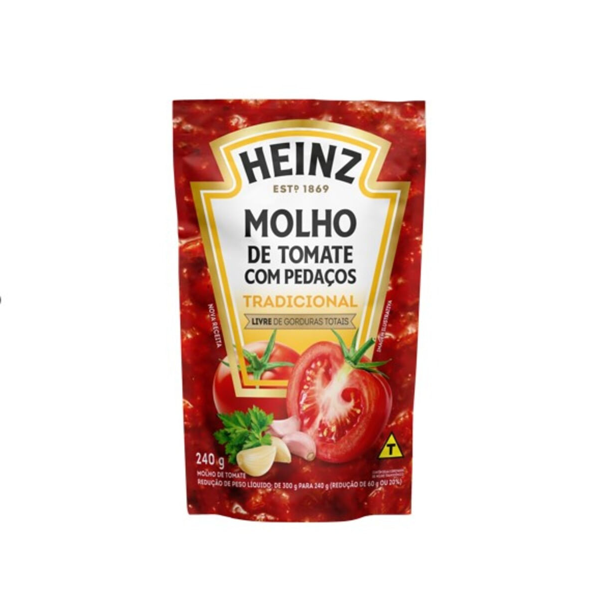 Molho Tomate Heinz Tradicional 240g Sachê