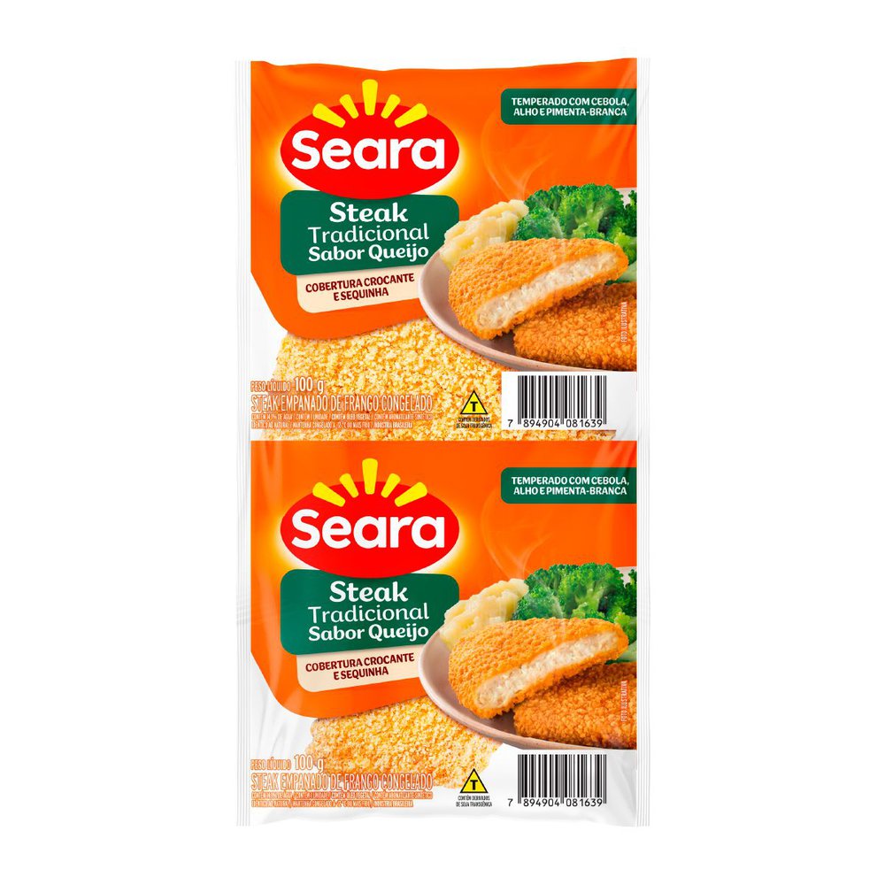 Steak de queijo Seara 100g
