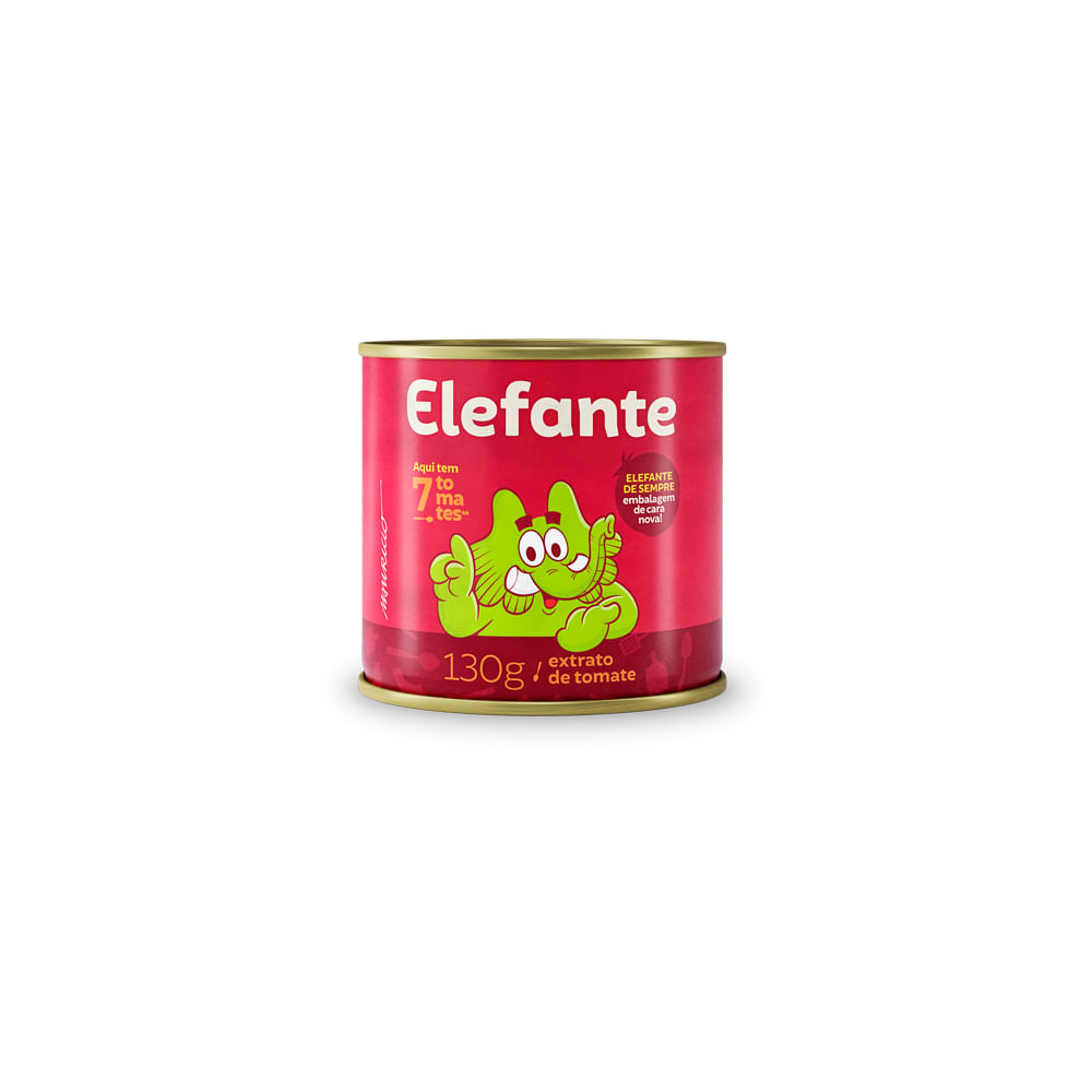Extrato de Tomate Elefante Lata 130g