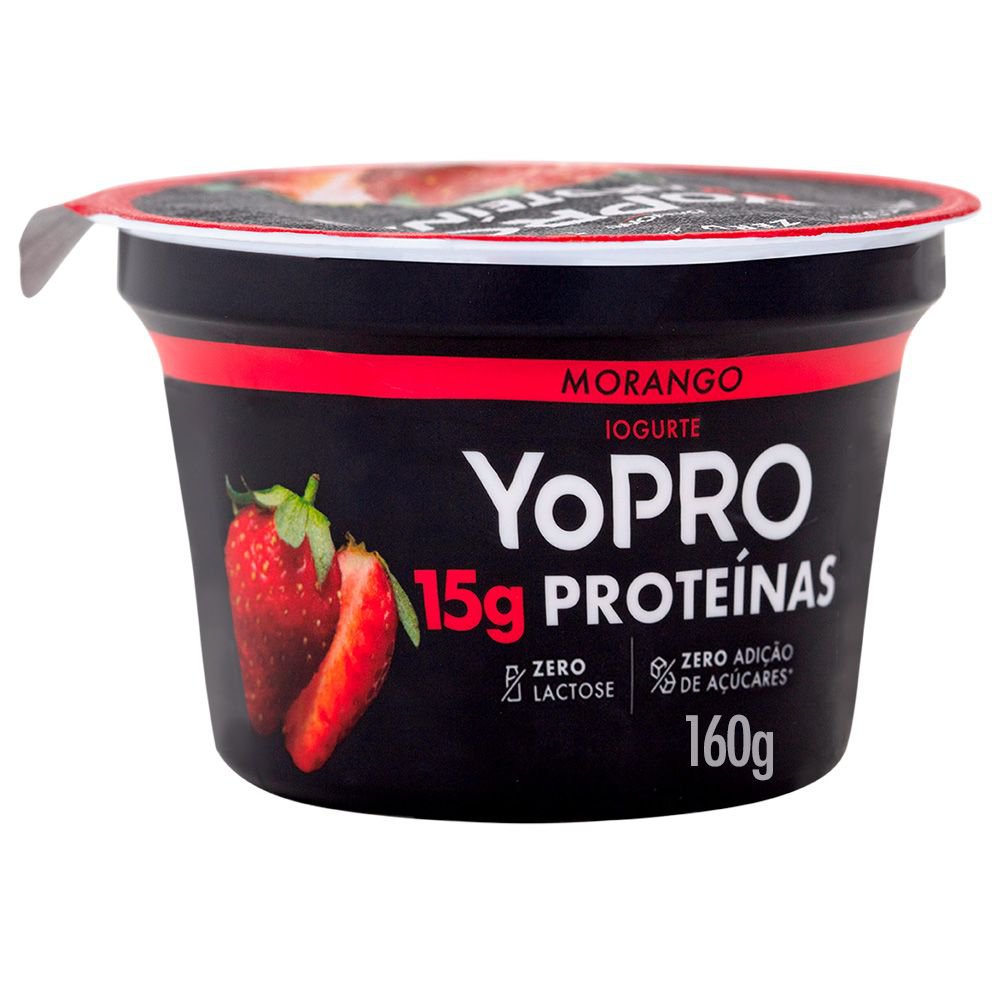 Iogurte YoPRO Morango 15g de proteínas 160g