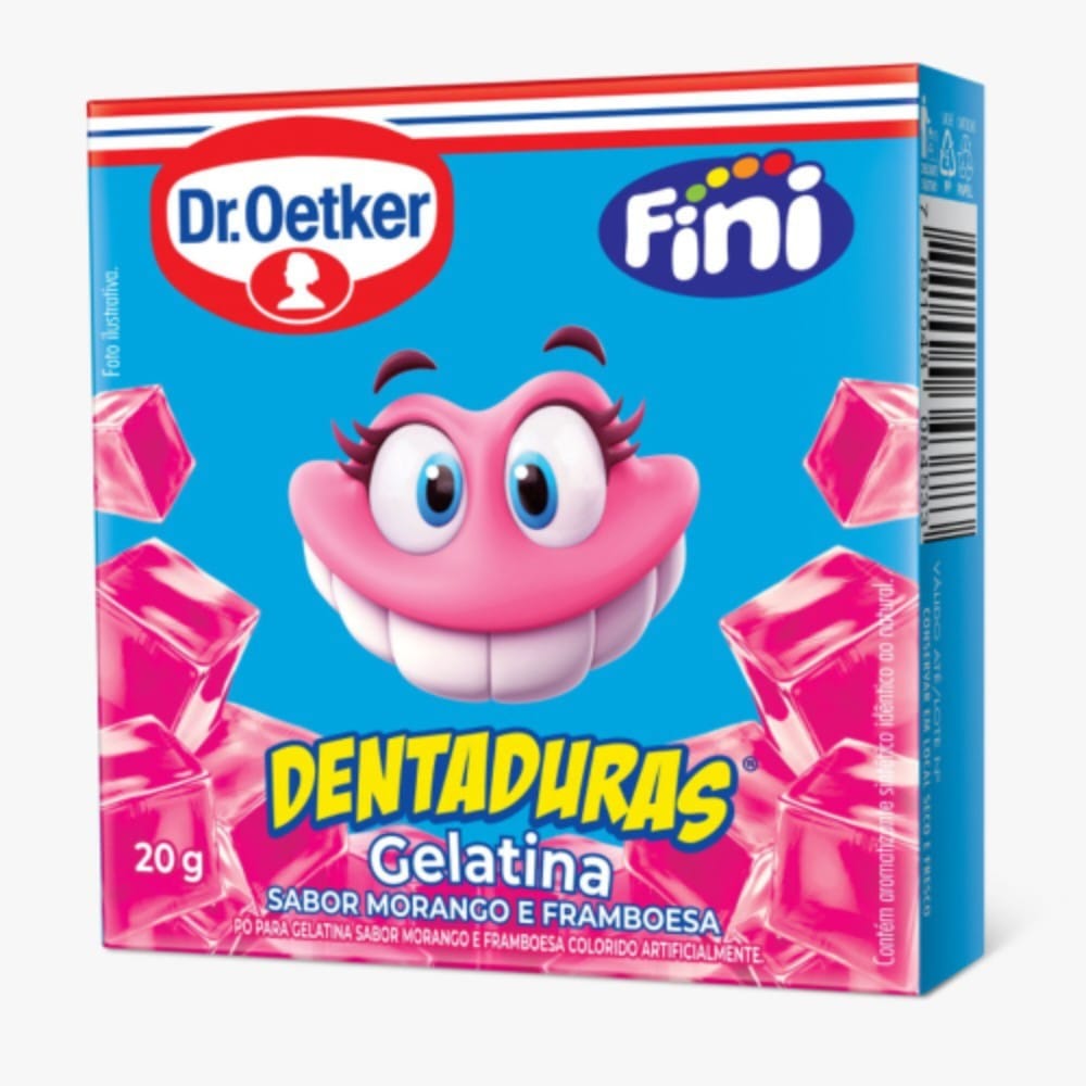 Gelatina Dr Oetker Fini Dentadura 20g
